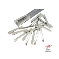 Bico de pato Jacaré Base reta 6.5cm (50 UNIDADES)