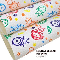 Lonita Escolar 24x34cm (1 unidade) - Atelie Rosa di Pano