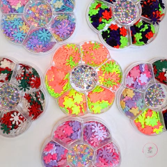 Caixinha Criativa Micro florzinhas (1 unidade)