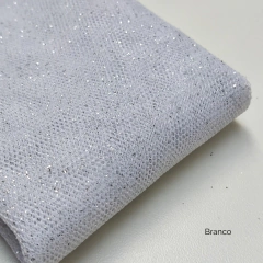 Tecido Tule Glitter 25x48cm (1 unidade)