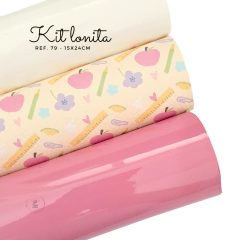 Kit de Lonita - (15 x 24 cm) cada Cor - Atelie Rosa di Pano
