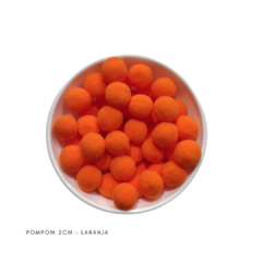 Pompom bolinha 2 cm - 250 unidades