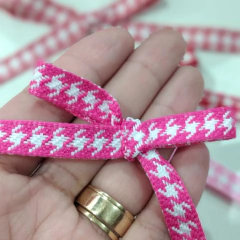 Fita Pied de Poule 10mm - (3 metros) - Atelie Rosa di Pano