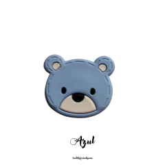 Ursinho Emborrachado (rostinho) 3,5cm - 1 Unidade - Atelie Rosa di Pano