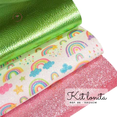 Kit de Lonita - (15 x 24 cm) cada Cor - Atelie Rosa di Pano