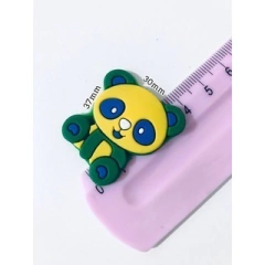 Aplique Emborrachado Urso Verde Amarelo (1 unidade) na internet