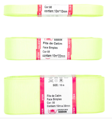 FITA GORGURÃO LISA SANDING COR 98