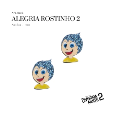 Aplique Divertida-Mente Rostinho Acrílico na internet