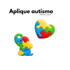 Aplique Autismo emborrachado 3cm - comprar online