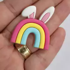 Aplique emborrachado Arco-íris páscoa na internet