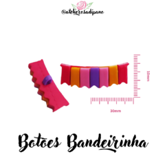 Botão Aplique Bandeirinha Junina (5 unidades Sortida) - comprar online