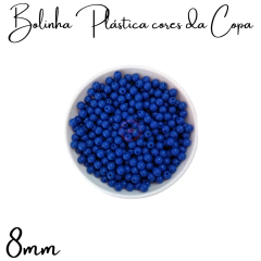 Bolinha Plástica 8 mm CORES DA COPA (50 gramas) na internet