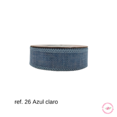 Fita de Juta 22mm - (Rolo de 10 metros) - Atelie Rosa di Pano