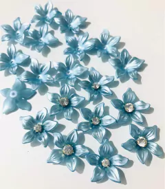 Florzinha de Acrílico 2,5 cm, Ref.39 (20 unidades) - loja online
