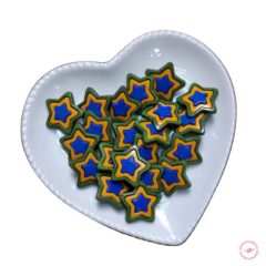 Aplique Botões da Copa - (5 unidades) - Atelie Rosa di Pano