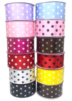 Fita de Cetim Poa 38mm - (10 metros)