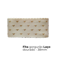 Imagem do Fita Gorgurão LAÇO Dourado - 38mm (3 metros)