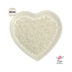 Pérola Inteira (com furo) 4mm - comprar online