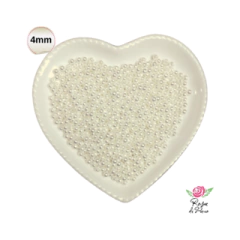 Pérola Inteira (com furo) 4mm - comprar online