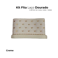 Kit Fita gorgurão LAÇO dourado (6 metros) - comprar online