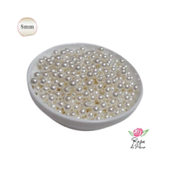 Pérola Inteira (com furo) 8mm - comprar online