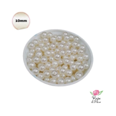 Pérola Inteira (com furo) 10mm - comprar online