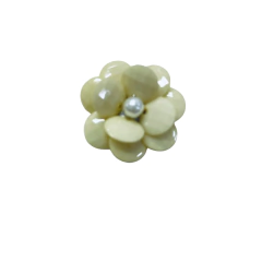 Flor de Acrílico com pérola 5cm (1 unidade) - loja online