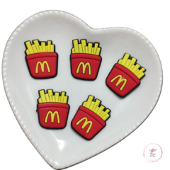 Aplique Emborrachado Batata McDonald’s 2,5x3cm (1 unidade)