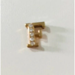 Letras Passantes com Strass (1 unidade)