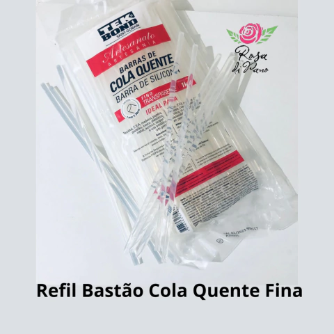 Refil Cola Quente FINA Transparente TEK BOND (10 Unidades)