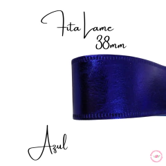 Fita Lamê 38mm - (3 metros) - Atelie Rosa di Pano
