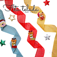 Fita Telada 38mm (2 metros) - Atelie Rosa di Pano