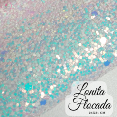 Lonita Flocada 24x34 cm (1 unidade) - Atelie Rosa di Pano