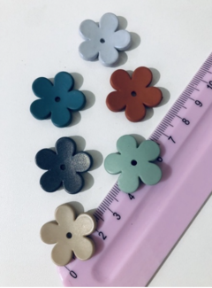 Florzinha de Acrílico 2,5 cm Ref.26 (10 unidades) - comprar online