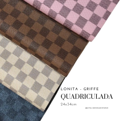Lonita Quadriculada (Xadrez) Griffe - 24x34 cm (1 unidade)