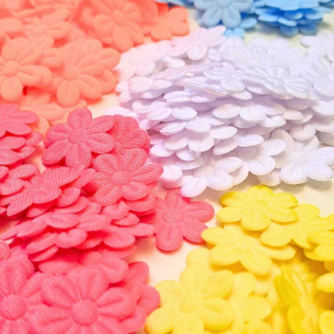 Florzinha Prensada Brinde | 150un. | 3 pacotes de mesma Cor | Aleatória