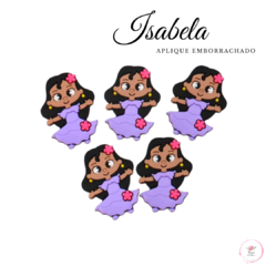 Aplique Isabela Encanto 4,2 cm Emborrachado (1 unidade)