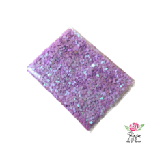 Lantejoulas Mini Coração 3mm - 20 gramas
