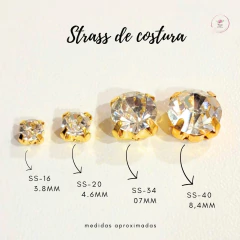 Strass de Costura Pacote com (50 unidades) na internet