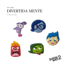 Aplique Divertida-Mente Rostinho Emborrachado