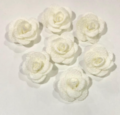 Flor de Tecido (3cm) - 10 Unidades na internet