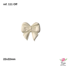 Lacinho Prensado 22x22mm - 50 unidades - Atelie Rosa di Pano