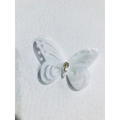 APLIQUE BORBOLETA ORGANZA COM PEDRINHA (2 UNIDADES) - comprar online