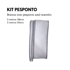 Kit Fita Pesponto Escolar 10mm/38mm (3 metros de cada tamanho) - comprar online