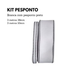 Kit Fita Pesponto Escolar 10mm/38mm (3 metros de cada tamanho) na internet