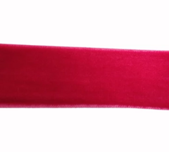Fita de Veludo Lisa 22mm - (3 metros) - Atelie Rosa di Pano