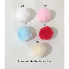 Pompom de Pelúcia 4 cm (1 unidade)
