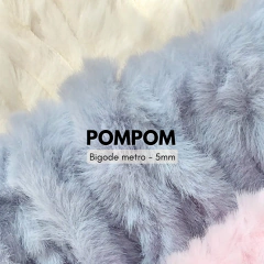 Pompom Bigode em Metro 5mm - comprar online
