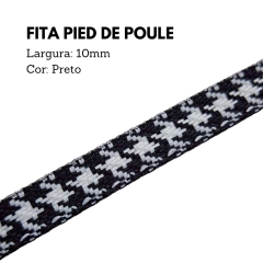 Fita Pied de Poule 10mm - (3 metros) na internet
