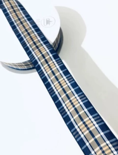 Fita Xadrez Sanding 4cm MODELO 2 - (3 Metros) - Atelie Rosa di Pano